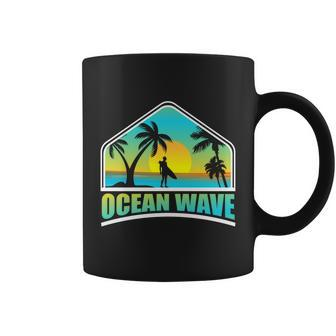 Sunset Surfing Ocean Wave Summer Vacation Surf Coffee Mug - Monsterry AU