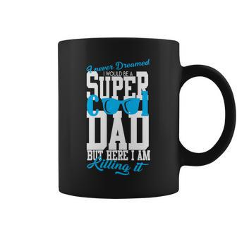Super Cool Dad T-Shirt Graphic Design Printed Casual Daily Basic Coffee Mug - Thegiftio UK