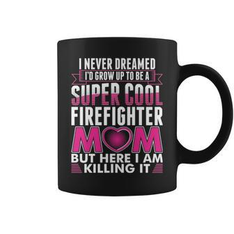 Super Cool Firefighter Mom Coffee Mug - Thegiftio UK