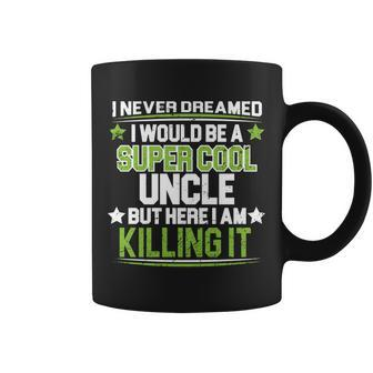 Super Cool Uncle Killing It Graphic Design Printed Casual Daily Basic Coffee Mug - Thegiftio UK
