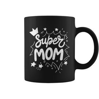 Super Mom Mothers Day Graphic Design Printed Casual Daily Basic Coffee Mug - Thegiftio UK