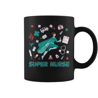 Super Nurse Best Superhero Funny Rn Nurse Coffee Mug - Thegiftio UK