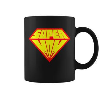Supermom Super Mom Crest Tshirt Coffee Mug - Monsterry CA
