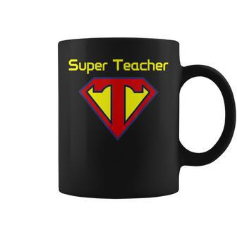 Superteacher Superhero Funny Teacher Gift Coffee Mug - Thegiftio UK