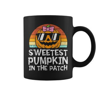 Sweetest Pumpkin In The Patch Women Halloween Toddler Girls V2 Coffee Mug - Thegiftio UK