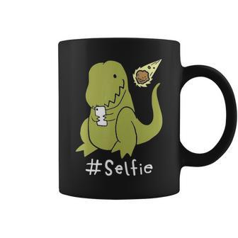 T Rex Selfie Coffee Mug - Seseable