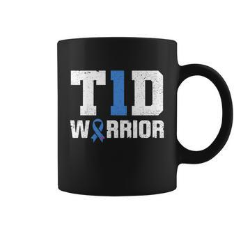 T1d Warrior Diabetes Warrior Diabetes Awareness Cute Gift Graphic Design Printed Casual Daily Basic Coffee Mug - Thegiftio UK