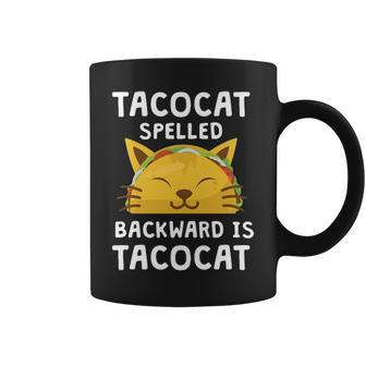 Taco Cat Spelled Backwards Is Taco Cat V2 Coffee Mug - Seseable