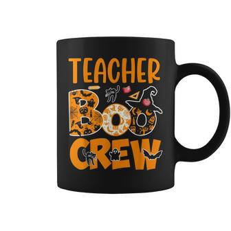 Teacher Boo Crew Halloween Witch Fall Autumn Teacher Funny Coffee Mug - Thegiftio UK