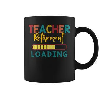 Teacher Retirement Loading - Funny Vintage Retired Teacher Coffee Mug - Seseable