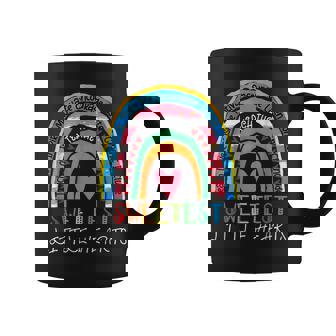 Teacher Valentines Day Teacher Rainbow Sweetest Hearts Coffee Mug - Thegiftio UK
