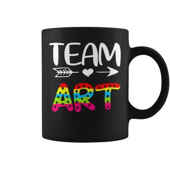 Team Art - Art Teacher Back To School Coffee Mug - Seseable