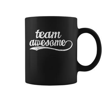 Team Awesome Retro Coffee Mug - Monsterry