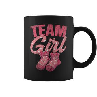 Team Girl Gender Reveal Party Team Pink Baby Announcement V7 Coffee Mug - Thegiftio UK