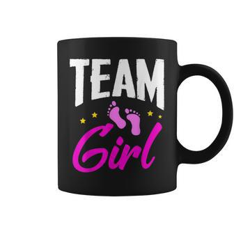 Team Girl Gender Reveal Party Team Pink Baby Announcement V8 Coffee Mug - Thegiftio UK