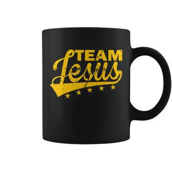 Team Jesus Vintage Christian Tshirt Coffee Mug - Monsterry UK