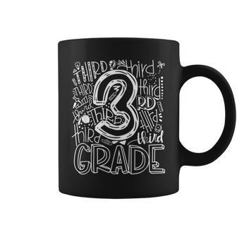 Team Kids Teacher 3Rd Third Grade Typography Coffee Mug - Thegiftio UK