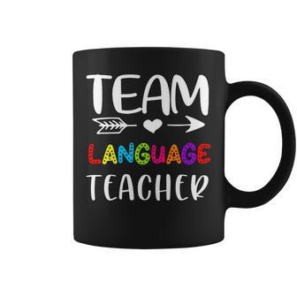 Team Language - Language Teacher Back To School Coffee Mug - Seseable