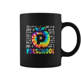 Team Preschool Typography Tie Dye Funny School Coffee Mug - Monsterry DE