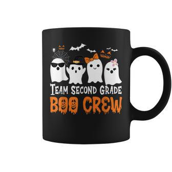 Team Second Grade Boo Crew Halloween Ghost Coffee Mug - Seseable