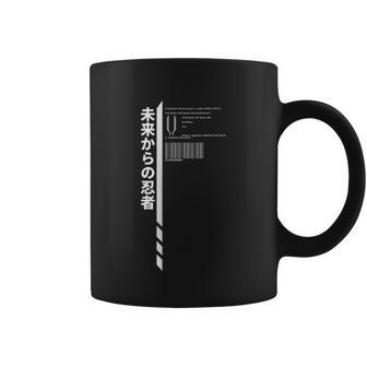 Techwear Goth Ninja Hidden Code Coffee Mug - Monsterry UK