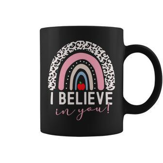 Test Day I Believe In You Rainbow Gifts Women Students Men V2 Coffee Mug - Seseable