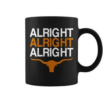 Texas Football Alright Alright Alright Long Horn Tshirt Coffee Mug - Monsterry UK
