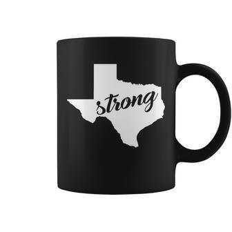 Texas Strong State Logo Tshirt Coffee Mug - Monsterry CA