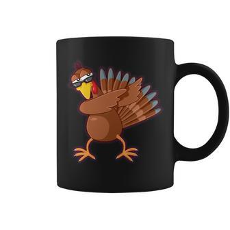 Thanksgiving Dabbing Turkey Coffee Mug - Monsterry