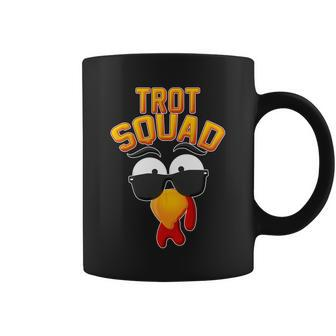 Thanksgiving Trot Squad Turkey Coffee Mug - Monsterry
