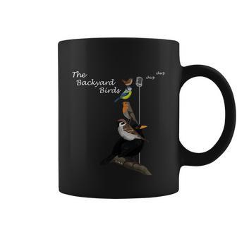 The Backyard Birds Painting Cute Birds Funny Gift Graphic Design Printed Casual Daily Basic Coffee Mug - Thegiftio UK
