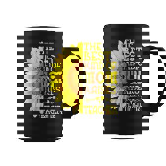 The Best Kind Of Mom Raises A Teacher Sunflower Mothers Day Coffee Mug - Thegiftio