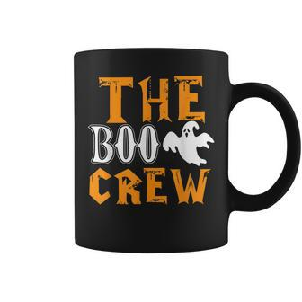 The Boo Crew Lazy Halloween Costume Funny Ghost Spirit Coffee Mug - Thegiftio UK