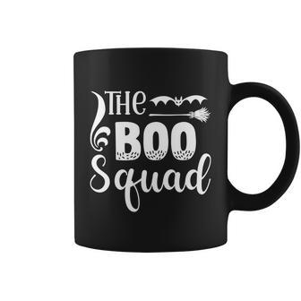 The Boo Squad Funny Halloween Quote Coffee Mug - Monsterry