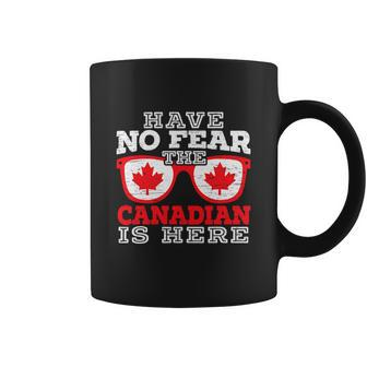 The Canadian Is Here Funny Canada Day Maple Leaf Proud Coffee Mug - Monsterry AU