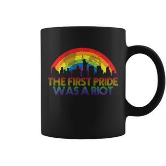 The First Pride Was A Riot Tshirt Coffee Mug - Monsterry CA