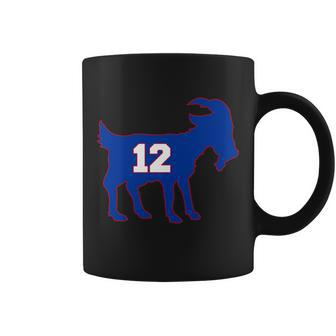 The Goat 12 New England Fan Football Qb Tshirt Coffee Mug - Monsterry