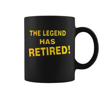 The Legend Has Retired Tshirt Coffee Mug - Monsterry UK