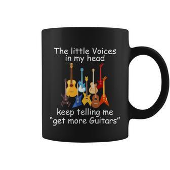 The Little Voices In My Head Say Get More Guitars Tshirt Coffee Mug - Monsterry UK