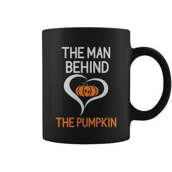 The Man Behind The Pumpkin Halloween Quote Coffee Mug - Monsterry AU