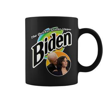 The Quicker Sniffer Upper Biden Tshirt Coffee Mug - Monsterry AU