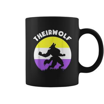 Theirwolf Non Binary V2 Coffee Mug - Thegiftio UK