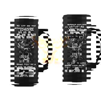 There Arent Many Than Hunting Dad Back Design Coffee Mug - Thegiftio UK