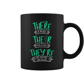 There Their Theyre Funny English Teacher Grammar Teacher Coffee Mug - Thegiftio UK