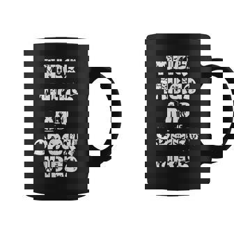 Thick Thighs And Spooky Vibes Spooky Season Halloween V3 Coffee Mug - Seseable