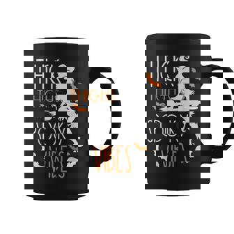 Thick Thighs Spooky Vibes Sexy Halloween Costume Coffee Mug - Seseable