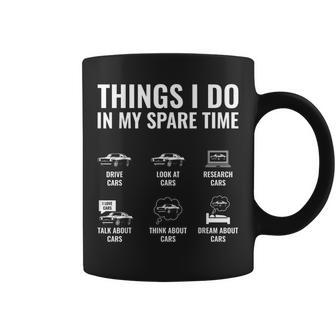 Things I Do In My Spare Time Funny Car Enthusiast Car Guy Coffee Mug - Thegiftio UK
