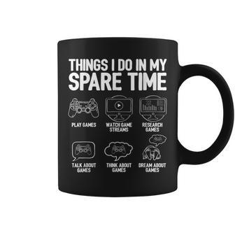 Things I Do In My Spare Time Video Game Player Nerd Gaming V2 Coffee Mug - Thegiftio UK