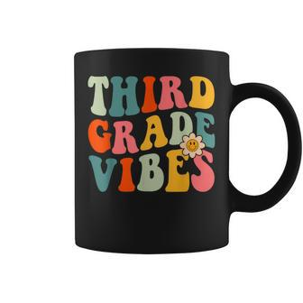Third Grade Vibes 3Rd Grade Teacher Women Bach To School Coffee Mug - Thegiftio UK