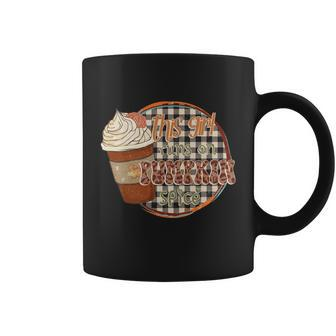 This Girl Runs On Pumpkin Spice Thanksgiving Quote Coffee Mug - Monsterry